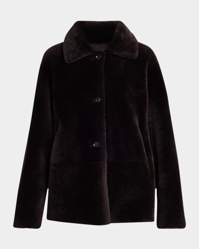 Reversible Sheep Shearling Coat